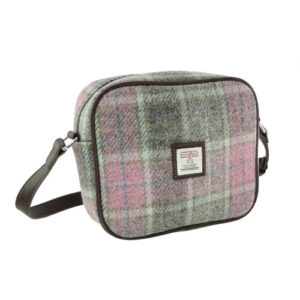 Harris Tweed 'Almond' Mini Bag in Soft Pink Buchanan