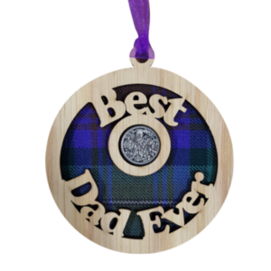 Best Dad Ever Wooden Hanger