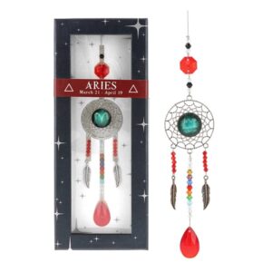 Crystal Zodiac Aries Suncatcher
