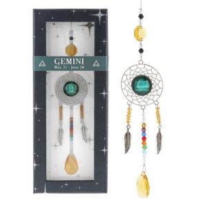 Crystal Zodiac Gemini Suncatcher