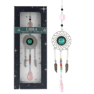 Crystal Zodiac Libra Suncatcher