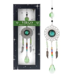 Crystal Zodiac Virgo Suncatcher