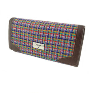 Harris Tweed 'Bute' Long Purse in Jazzy Weave