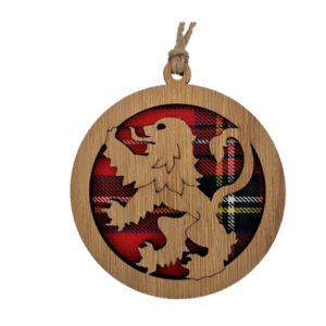 Lion Round Wooden Hanger