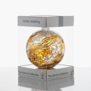 Friendship Ball - 50th Wedding Anniversary - Golden