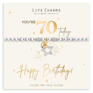 Happy 70th Birthday bracelet