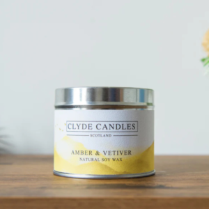 Amber & Vetiver Candle Tin