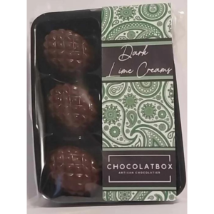 Belgian 56% Dark Chocolate Lime Creams Soft Fondant Filling