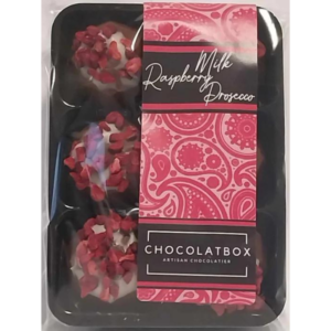 Belgian Milk Chocolates With Raspberry And Prosecco Filling