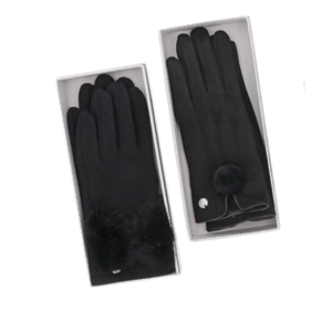 Black Boxed Gloves