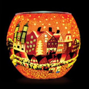 Fiery Dawn Light Glass