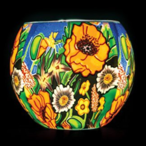 Poppy Garden Light Glass