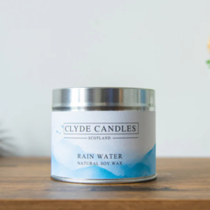 Rain Water Candle Tin