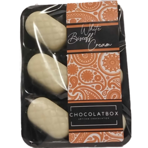 White Belgian Chocolate Filled With Creamy Biscoff Ganache