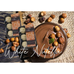 White Belgian Chocolate Filled With Nutella And Caramelised Hazelnut Crunch