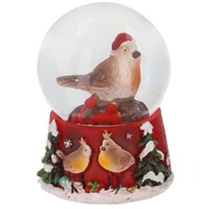 Xmas Robin Waterball