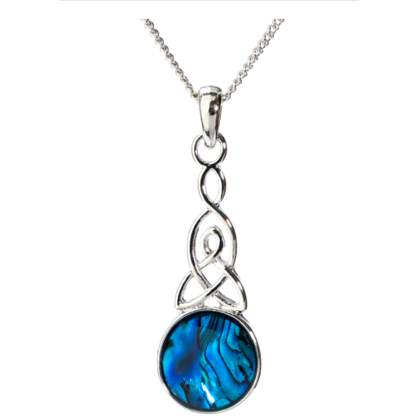 Paisley Gift Cart Celtic Round Drop Pendant