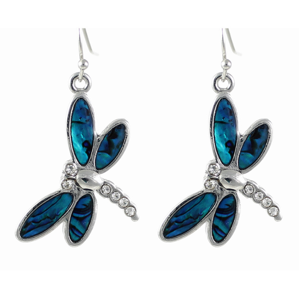 Paisley Gift Cart Dragonfly Pau Shell Earrings