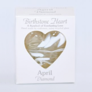 April Birthstone Heart Diamond