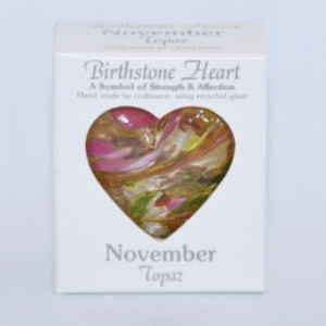 November Birthstone Heart Topaz