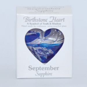September Birthstone Heart Sapphire