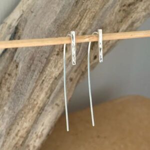 Sterling Silver Bar Threader Earrings