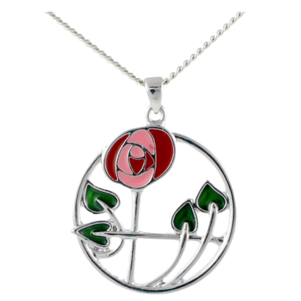 Circle Small Mackintosh Pendant Necklace