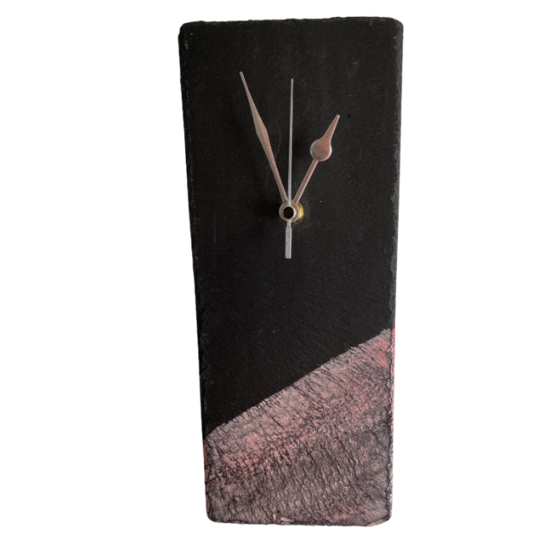 Cameo Pink Slate Wall Clock